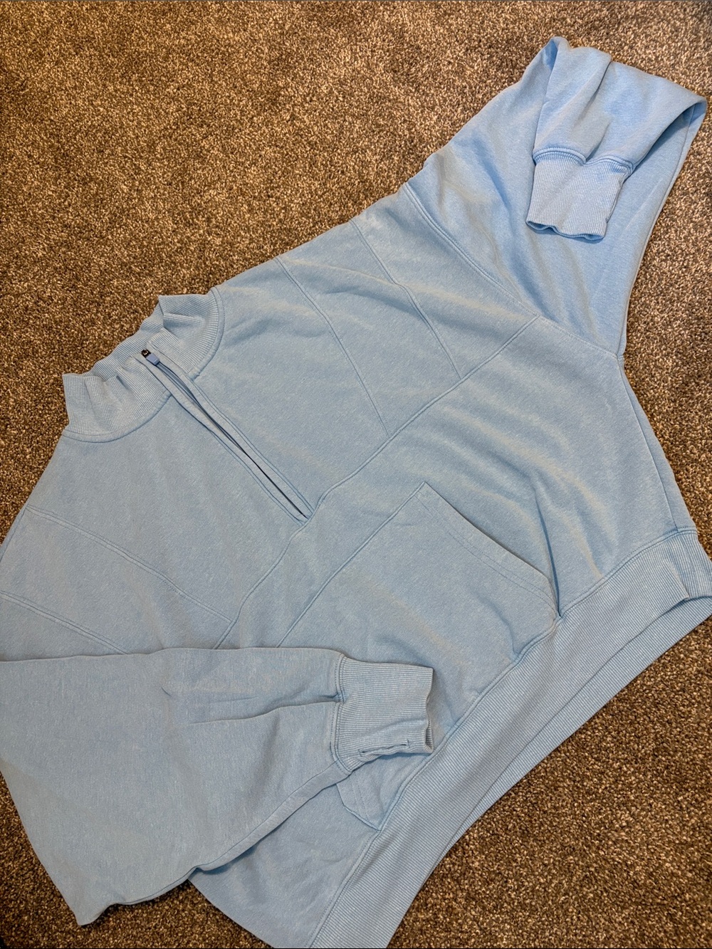Quarter Zip Cropped Sweater
